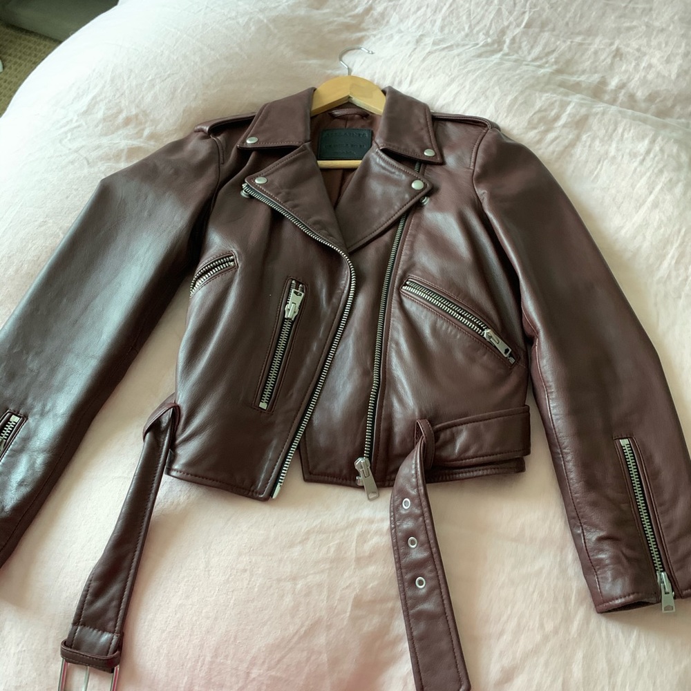 Leather jacket